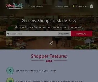 Kiranabuddy.com(Online grocery store from local vendors) Screenshot