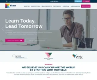 Kirana.edu.au(Nationally accredited diploma and certificate courses) Screenshot
