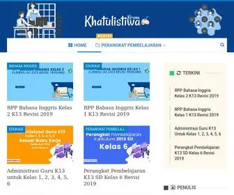 Kiranakhatulistiwa.org(Kirana Khatulistiwa) Screenshot