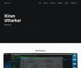 Kiranauttarkar.com(Kiran Uttarkar Portfolio) Screenshot