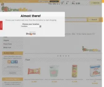Kiranawalla.com(Best Online Grocery Store in India) Screenshot