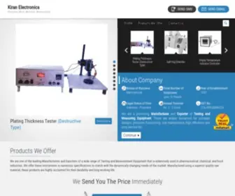 Kiranelectronics.net(Kiran Electronics) Screenshot