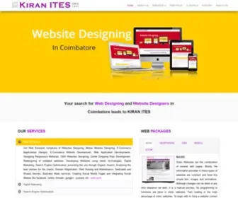 Kiranites.com(Web Designing in Coimbatore) Screenshot