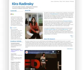 Kiraradinsky.com(Kira Radinsky) Screenshot