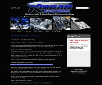 Kirbancustoms.com(Boat / Marine) Screenshot