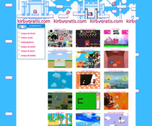 Kirbygratis.com(Juegos de Kirby Gratis Flash) Screenshot