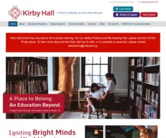 Kirbyhallschool.org(Kirby Hall School) Screenshot