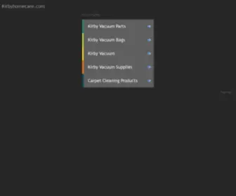 Kirbyhomecare.com(Kirby Vacuum Replacement Parts & Supplies) Screenshot