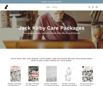 Kirbyoncomics.com(Jack Kirby Care Package) Screenshot