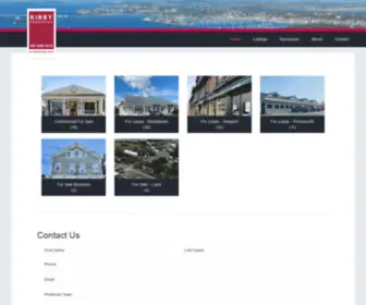 Kirbyprop.com(RI Commercial Real Estate) Screenshot