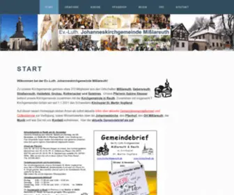 Kirche-Misslareuth.de(Start ) Screenshot