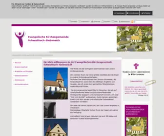 Kirche-SChwabbach-Siebeneich.de(Kirche SChwabbach Siebeneich) Screenshot