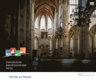 Kirche-Wesel.de(Evangelische Kirchengemeinde Wesel) Screenshot