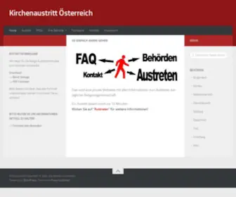 Kirchenaustritt-Oesterreich.at(Österreich) Screenshot