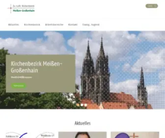 Kirchenbezirk-Meissen-Grossenhain.de(Kirchenbezirk Meißen) Screenshot