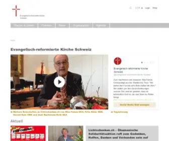 Kirchenbund.ch(Evangelisch-reformierte Kirche Schweiz) Screenshot