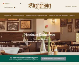 Kirchenwirt.at(Hotel) Screenshot