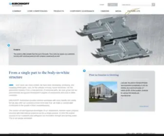 Kirchhoff-Automotive.com(Kirchhoff Automotive) Screenshot