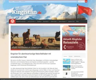Kirgistan.de(Reisen und Reise) Screenshot