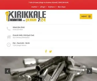 Kirikkalecilingir.com.tr(Kırıkkale Çilingir ve Anahtar) Screenshot