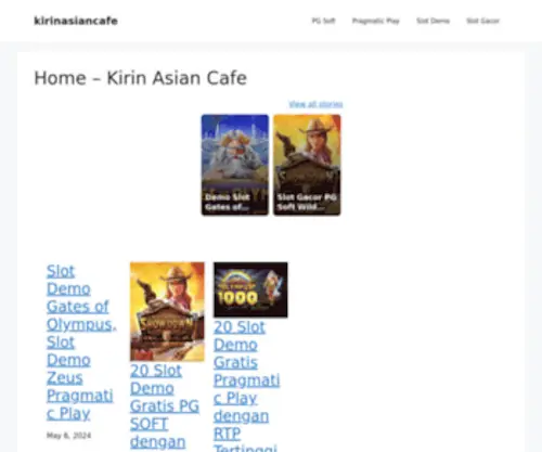 Kirinasiancafe.com(Kirin Asian Cafe) Screenshot
