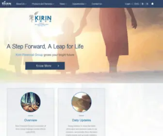 Kirinfinancial.com(Kirin Financial Group 麒麟金融集團) Screenshot