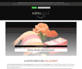 Kirinsushirestaurant.com(Kirin Sushi Restaurant) Screenshot