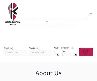 Kiririgardenhotel.com(Kiriri Garden Hotel) Screenshot