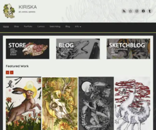 Kiriska.com(Home) Screenshot