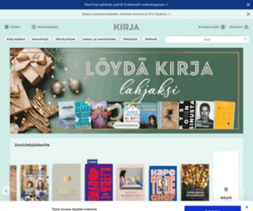 Kirja.fi(Tilaa kirjat suoraan kustantamolta) Screenshot