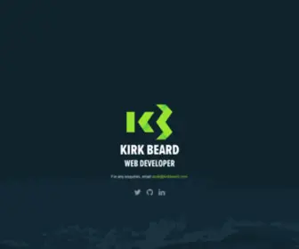 Kirkbeard.com(Kirk Beard) Screenshot