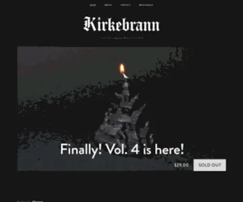 Kirkebrann.com(Kirkebrann) Screenshot