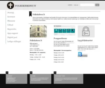 Kirkenettet.dk(Kirkeministeriet) Screenshot
