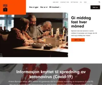 Kirkensbymisjon.no(Kirkens Bymisjon) Screenshot