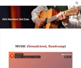 Kirkhamilton.com(Musician) Screenshot