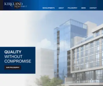 Kirklanddevelopmentgroup.com(Commercial Real Estate Development) Screenshot