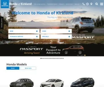 Kirklandhonda.com Screenshot
