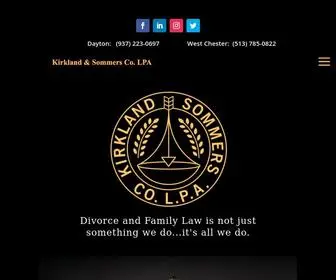 Kirklandsommers.com(Dayton, OH Divorce & Family Attorney) Screenshot