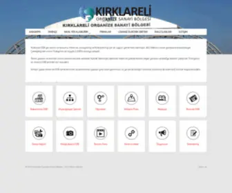 Kirklareliosb.org.tr(Kırklareli) Screenshot