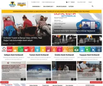 Kirklarelitso.org.tr(Kırklareli Ticaret ve Sanayi Odası) Screenshot
