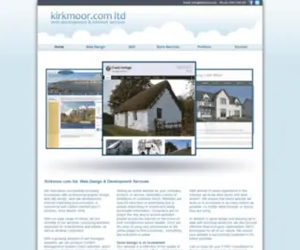 Kirkmoor.com(Web Design & Design Specialists based in Kirkcowan) Screenshot