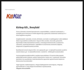 Kirkop.hu(Évek) Screenshot