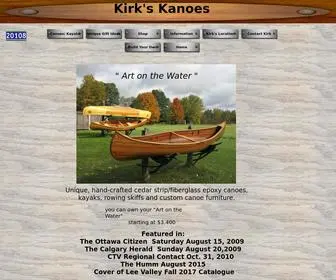 Kirkskanoes.com(Index) Screenshot