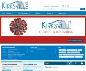 Kirksvillecity.com(City of Kirksville) Screenshot