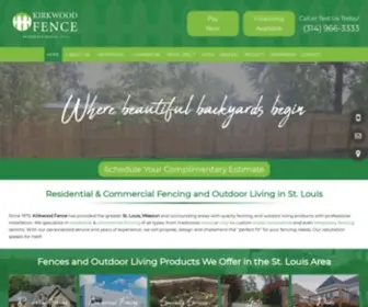 Kirkwoodfence.com(Residential & Commercial Fence Contractors in St) Screenshot