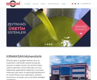 Kirmaksan.com.tr(Zeytinyağı Üretim Sistemleri) Screenshot
