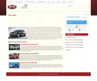 Kirmanual.com(Kia Rio owners manuals) Screenshot
