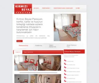 Kirmizibeyazpansiyon.com(Kırmızı) Screenshot