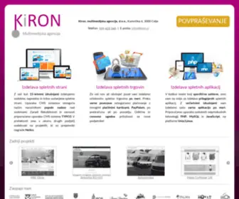 Kiron.si(Izdelava spletnih strani) Screenshot