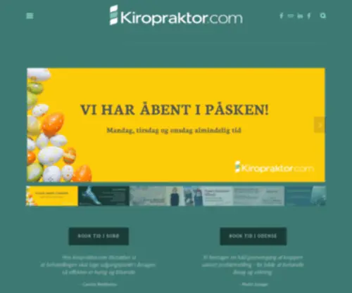 Kiropraktor.com(Klinikker i Sorø & Odense) Screenshot